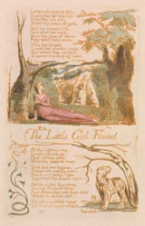 La petite fille retrouvée, planche 6 de Songs of Innocence, 1789